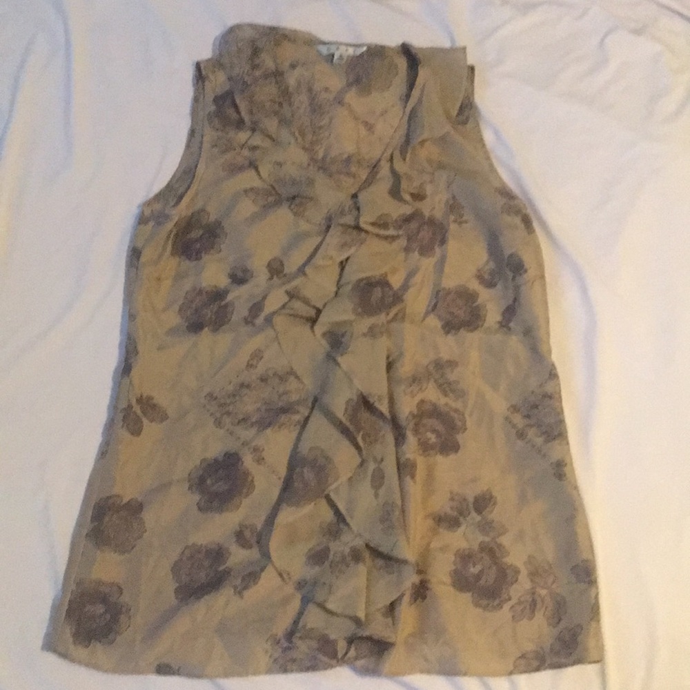 Cabi Silk Floral Top